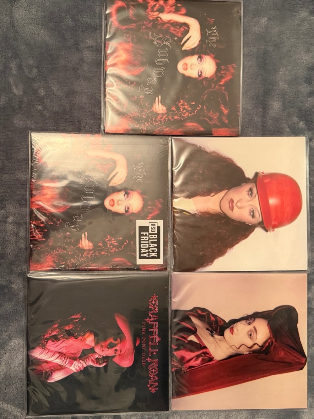 Chappell Roan 7’’ vinyl collection